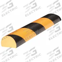 APPROVED VENDOR Edge Guard: Rounded, Self-Adhesive, Polyurethane Foam, 1.25 in Thick, Black/Yellow (MPN 31CA21). Key specifications — attr1072198: APPROVED VENDOR; attr1072199: Yellow; attr1072211: Self-Adhesive.