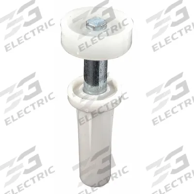 PRIME-LINE Guide: 2 1/2 in Lg, 3 3/4 in Wd, 30 lb Max Wt - Hanging Door Guides
