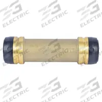 SHARKBITE Push-Fit Coupling Fitting: 1 1/4 in OD x 1 1/4 in OD Size, Brass, Coupling (MPN UXL0635). Key specifications — Brand: SHARKBITE.