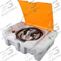 MILTON Electric Drum Pump: 12 V DC, 1/10 hp HP, 6.5 gpm Max. Flow Rate, Pump with Hose & Nozzle (MPN ZEDS-55LP). Key specifications — Housing Material: Polyethylene; Brand: MILTON; Meter: Not Included.