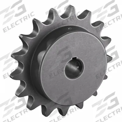 TRITAN Roller Chain Sprocket: 80, For 1 in Chain Pitch, 1 in Bore Dia, 17 Teeth - Size 80 Fixed-Bore Roller Chain Sprockets