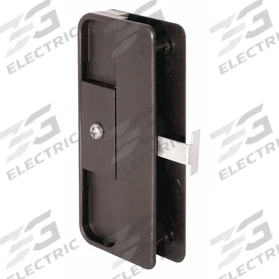 PRIME-LINE Latch and Pull: Sliding Handle and Latch Kit, 4 in Overall Ht, 3/8 in Overall Lg - Screen Door Hardware