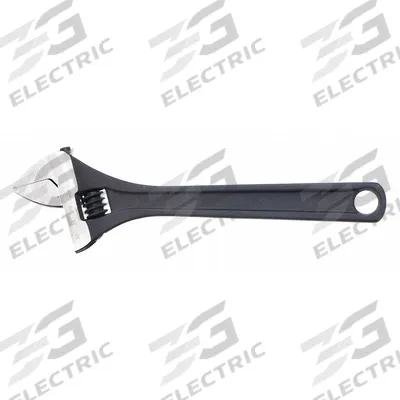 WESTWARD Adjustable Wrench: Alloy Steel, Black Phosphate, 8 in Overall Lg - General Purpose Adjustable Wrenches