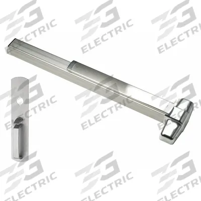 VON DUPRIN Concealed Vertical Rod: 4 ft Max Door Wd - Concealed Vertical Rod Push Bars