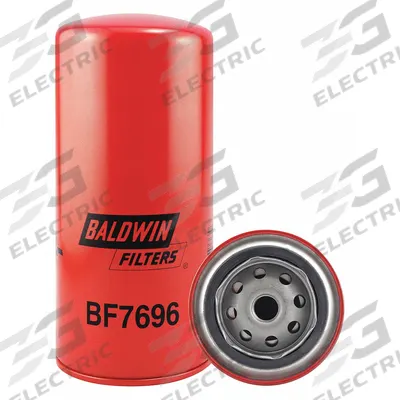 BALDWIN FILTERS Fuel Filter: Spin-On, 3 11/16 in Outside Dia, M16-1.50 Thread Size, Cellulose - Spin-On Fuel Filters