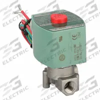 REDHAT Solenoid Valve: 2-Way, Normally Closed, 1/4 in Pipe Size, 110V AC/120V AC, High Flow (MPN 8262H220). Key specifications — Pipe Size: 1/4 in; Voltage: 120V AC; Brand: REDHAT; Coil Enclosure: Without Junction Box.