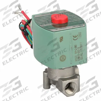 REDHAT Solenoid Valve: 2-Way, Normally Closed, 1/4 in Pipe Size, 110V AC/120V AC - 2-Way/2-Position, Normally Closed Solenoid Valves