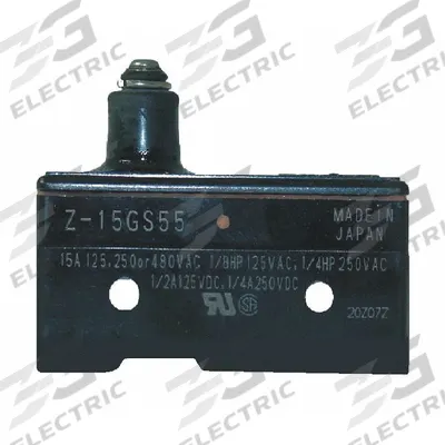 OMRON Snap Action Switch: Plunger Actuator, 1NO/1NC - Plunger Snap-Action Switches