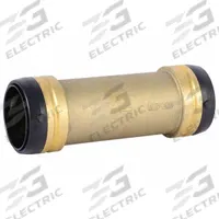 SHARKBITE Push-Fit Coupling Fitting: Straight, 2 in Pipe x 2 in Pipe Size, Brass, Coupling, Swivel (MPN UXL0654). Key specifications — Brand: SHARKBITE.