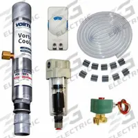 VORTEC Enclosure Cooler: 1,500 BtuH, Indoor Dust-Tight, Cooling Only, 120V, 12, 10.75 in Overall Ht (MPN 790). Key specifications — Brand: VORTEC; Mounting Type: Wall Mount; Operation Mode: Cooling Only; Operating Voltage: 120V.