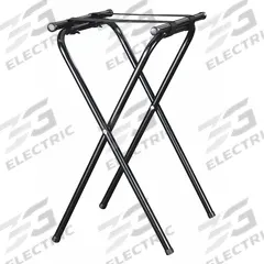 AMERICAN METALCRAFT Tray Stand: Steel, Black, 15 in Overall Wd, 31 in Overall Ht, 15 in Overall Dp (MPN CTS31). Key specifications — Material: Steel; Product Type: Tray Stand; Brand: AMERICAN METALCRAFT; Color: Black.