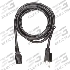APPROVED VENDOR Power Cord: 10 ft Lg, 3/14, 5-15P Plug, C13 Receptacle, SJT, PVC, 15 A Current (MPN 5XFL9ID). Key specifications — Brand: APPROVED VENDOR; Jacket Material: PVC.