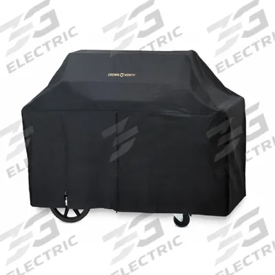 CROWN VERITY Grill Cover: Vinyl, 40 in Overall Wd, 30 in Overall Dp, 50 in Overall Ht - Grill Covers