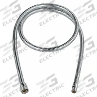 GROHE Faucet Hose: Metal, Chrome, 56 11/16 in Overall Lg, 1/2 in Sprayer Connection Size (MPN 46174000). Key specifications — Sprayer Connection Size: 1/2 in; Brand: GROHE; Color/Finish: Chrome; Material: Metal; Product Type: Faucet Hose.