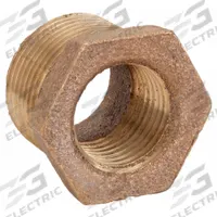 APPROVED VENDOR Metal Pipe Straight: Straight, 1/2 in x 3/8 in, Brass, 200 psi, Bushing (MPN 6RCW3). Key specifications — Brand: APPROVED VENDOR; Maximum Operating Pressure: 200 psi.