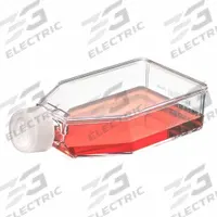 APPROVED VENDOR Plastic Flasks: Cell Culture, Polystyrene, 250 mL, 8.45 fl oz, Sterile (MPN TC-FLSK-75-V-NT). Key specifications — Brand: APPROVED VENDOR; Graduated: Yes; Includes Closure: Yes.