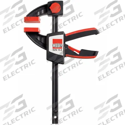 BESSEY Bar Clamp/Spreader: Soft-Touch Smooth, 24 in Max Jaw Opening - Dual-Function Trigger Clamps & Spreaders
