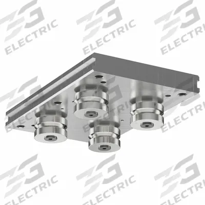 HEPCOMOTION Carriage: For 76 mm Rail Wd, Roller, GV3 Std Carriage, 54.7 mm Carriage Ht - HepcoMotion GV3 Roller Carriages