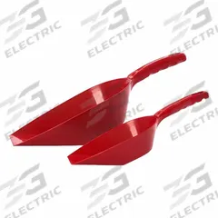 Scoop: Non-Sterile, Polypropylene, 250 mL Capacity - mL, 8 1/2 fl oz Capacity - oz, Red (MPN 515-S089-S048-P03). Key specifications — Standards: EU; Color: Red; Product Type: Scoop; Brand: DETECTAMET, INC..