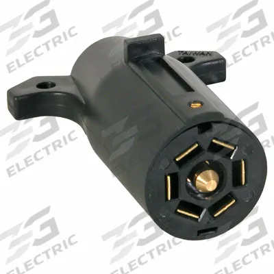 BUYERS PRODUCTS Trailer Connector: 7-Way Blade, 7-Way Blade, Nylon Plastic (MPN TC2007P) - Fleet and Vehicle Maintenance