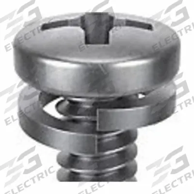 SEMS Screw: Split Lock, #4-40 Thread Size, 3/8 in Lg, Stainless Steel, Passivated - Machine Screws with Split Lock Washers