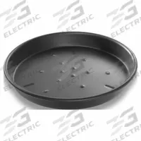 CHICAGO METALLIC Pizza Pan: 12 in Overall Dia, Anodized Aluminum, Perforated, 14 ga Gauge, Uncoated (MPN 91128). Key specifications — Brand: CHICAGO METALLIC; Product Type: Pizza Pan; Material: Anodized Aluminum; Perforated: Perforated; NSF Certified: No; Coating: Uncoated.