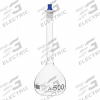 QORPAK Volumetric Flasks: 500 mL, Gray, Round, A, Includes Closure, 19 Compatible with Stopper Size (MPN 278394). Key specifications — Shape: Round; Body Color: Gray; Brand: QORPAK; Compatible with Stopper Size: 19; USP Specification: Type I.
