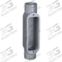 Conduit Outlet Body: Iron, 1 1/2 in Trade Size, C Body, 36 cu in Body Capacity, Threaded Hub (MPN OC-5M). Key specifications — Finish: Powder Coated; Includes: Stainless Steel Screws; For Use With: IMC; Brand: HUBBELL KILLARK; Hub Style: Threaded; Mfr. Series: O.