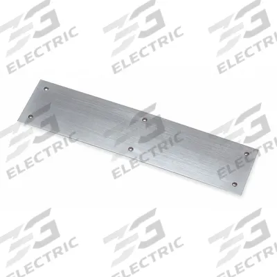 ROCKWOOD Door Push Plate: 3 1/2 in Wd, 15 in Ht - Standard Push Plates