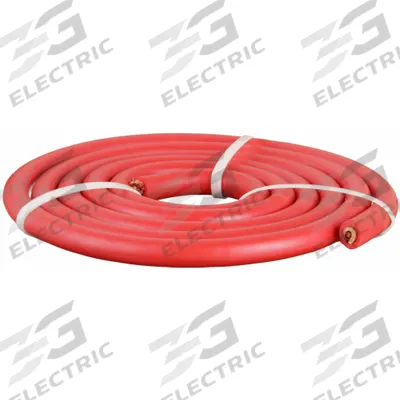 WESTWARD Battery Jumper Cable: 3/0 ga, 120 in Cable Lg, Red - Cut to Length Jumper Cables