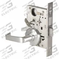 BEST Door Lockset: Privacy Lever Locksets, Chrome, ADA Compliant, Interchangeable Core (MPN 45H0L15H626RHVIN). Key specifications — Ligature Resistance: Not Ligature-Resistant; Brand: BEST; Lockset Function ANSI Code: F19; Visual Indicator Message: Padlock Symbol; Lockset Style: 40H; ADA Compliant: Yes; Finish: Satin Chromium-Plated : Stainless Steel.