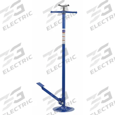 OTC Support Stand: Manual Handle/Threaded Rod with T-Handle, Round, 0.75 ton Load Capacity - Auxiliary Support Stands