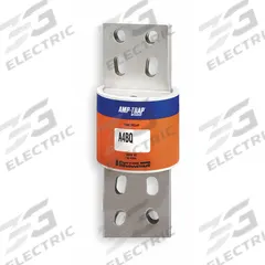 MERSEN Fuse: Class L, A4BQ Series, Bolt-On Body, Time-Delay, 3 kA, 600 V AC, 500 V DC (MPN A4BQ3000). Key specifications — Brand: MERSEN; Series: A4BQ.