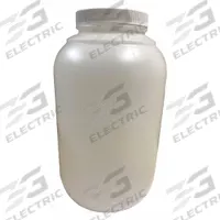 QORPAK Sampling Bottle: HDPE, 2 L, 68 fl oz, Closure Included, Natural, 89-400, Polypropylene (MPN PLC-03621). Key specifications — Brand: QORPAK; Graduated: No; Body Color: Natural.