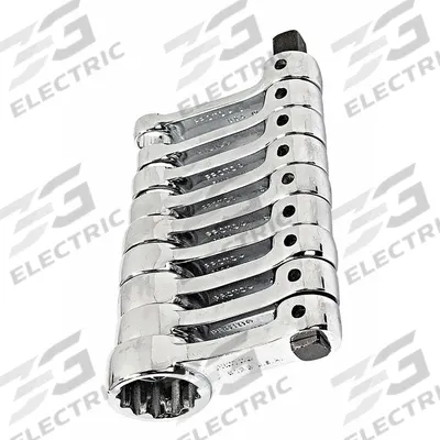 PROTO Torque Adapter Set: Alloy Steel, Chrome - SAE Box End Torque Adapter Sets