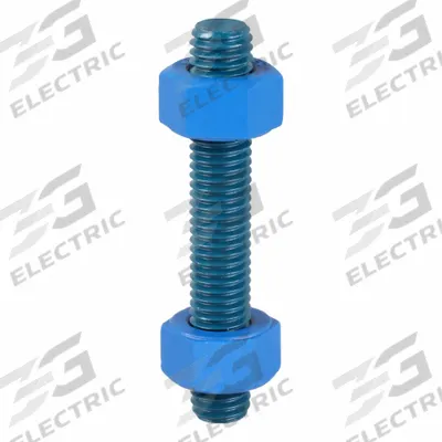 USA FASTENER Fully Threaded Stud: 1/2"-13 Thread Size, Steel, Grade B7, PTFE Coated - PTFE-Coated Fully-Threaded Rods & Studs
