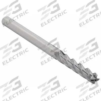 CLEVELAND Square End Mill: Carbide, 4 Flute, 1/8" Mill Dia, 1/2" LOC, 1-1/2" OAL (MPN C61819) - Carbide Square End Mills for Aluminum