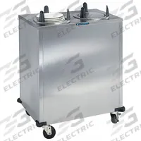 LAKESIDE Plate Dispenser Cart: Unheated, 7 1/4 in Plate Size, 39 7/8 in Overall Ht, 32 in Overall Lg (MPN 5207). Key specifications — Manufacturer Part Number: 5207; NSF Certified: Yes; Caster Type: (1) Swivel; Material: Stainless Steel; Color: Silver; Product Type: Plate Dispenser; Brand: LAKESIDE.