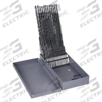 CHICAGO-LATROBE Taper Length Drill Bit Set: 60 Pc, #60 to #1, 118° Point, Black Oxide HSS (MPN 69865)