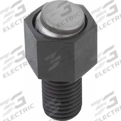 KIPP Threaded Gripper w/Flat Pad: Stainless Steel Pad, M20, 60 mm Thread Lg - Threaded Grippers with Flat Stainless Steel Pad