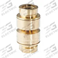 WATTS Dual Check with Atmospheric Vent: LFN9, 3/8 in Pipe Size, FNPT x FNPT, 7 gpm Flow Rate, Brass (MPN LFN9-3/8"). Key specifications — Brand: WATTS; Connection Type: FNPT x FNPT.