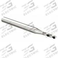 WIDIA HANITA Corner Radius End Mill: Carbide, 2 Flute, 2 mm Mill Dia, 8 mm LOC, 0.2 mm Rad (MPN 2A09M02000RAT UNCOATED)