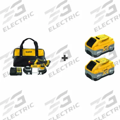 DEWALT Band Saw Kit: 3 Batteries, 1 Charger, 35 3/8 in Blade Lg - DEWALT Cordless Band Saws
