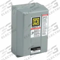 SQUARE D Magnetic Motor Starter: Non-Reversing, 3 Poles, NEMA Size 0, 18 A, 480V AC Coil (MPN 8536SBG2V06). Key specifications — Brand: SQUARE D; Coil Voltage: 480V AC; Phase: Three; Operator: None; Terminal Connection Type: Screw Clamp Terminals; Includes Pilot Light: No; Operator Controls: None; Auxiliary Contacts Included: No Auxiliary Contacts Included.