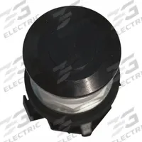 EATON Mushroom Head Push Button: Black, 30 mm Mounting Size, Non-Metallic, Maintained/Maintained (MPN HT8DBH). Key specifications — Brand: EATON; Action: Maintained/Maintained; Series: HT800; Push Button Material Type: Non-Metallic.