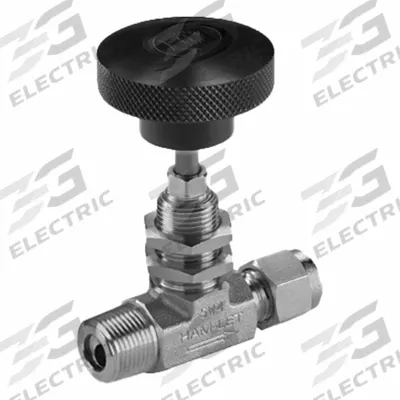 HAM-LET Plumbing Needle Valves: Inline Valve Body, 316 Stainless Steel, Integral Bonnet - Stainless Steel Straight-Body Needle Valves