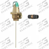 WATTS Temperature and Pressure Relief Valve: Section XIII ASME Section, MNPTF x FNPTF (MPN 3/4 LF40L-3-125/210 FS). Key specifications — Brand: WATTS; Body Material: Copper Silicon Alloy.