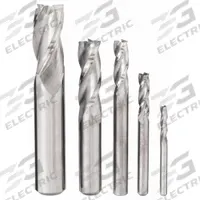 APPROVED VENDOR End Mill Set: Square, 5 Pc, Carbide, 3 Flute, 1/8" to 1/2" Mill Dia (MPN 205-888881)