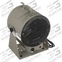 FOSTORIA Portable Electric Jobsite & Garage Heater: 3kW/4kW Watt Output, 6-20P, 48°F Air Temp. Rise (MPN HF684-TC). Key specifications — NEMA Plug Configuration: 6-20P; Includes: Adjustable Knob; Phase: 1; Wattage Output: 3kW/4kW; Voltage: 208/240V AC; Thermal Overheat Protection: Manual Reset; Brand: FOSTORIA; Overall Dimensions - H x W x D: 17-1/2 in x 13-1/2 in x 11-1/2 in.
