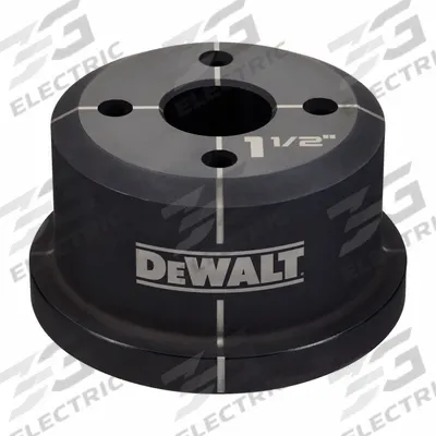 DEWALT Knockout Die: 10 ga Sheet Metal Capacity (Steel), 1 1/2 in Nominal Size - DEWALT Knockout Punches & Dies